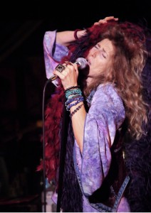Hawkins channels Joplin in the musical, Room 105. Photo by Ed Krieger