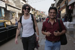 Filmmaker Andrew Jenks and Sarang Bhakre