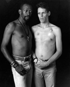 Dene Greenough & Floyd Martin, ACT UP Atlanta, 1992, black and white, selenium-toned silver gelatin print, 16 by 20 inches (photographed in Atlanta)