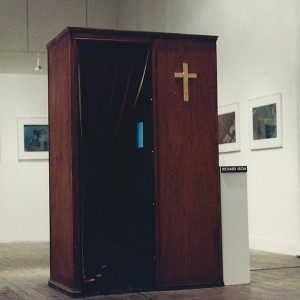 Blessed Mary, 1993, video installation peep booth 