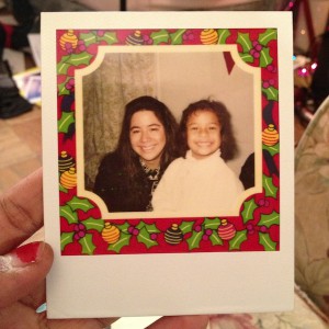 Kia with her mom, Kwan