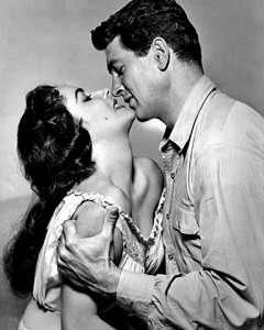 Elizabeth Taylor and Rock Hudson in GIANT