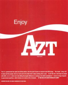 Avram Finkelstein and Vincent Gagliostro, 1990, offset lithography, 11 by 13 1/2 inches 