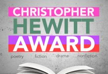 Christopher Hewitt Awards 2018: Call for Entries